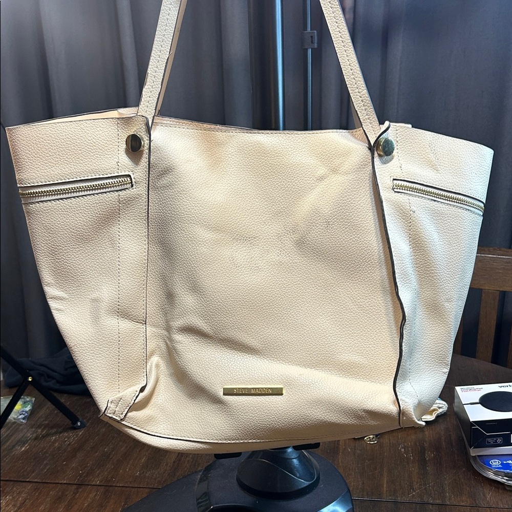 Steve Madden Cream Women's Tote Bag